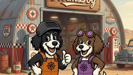 Diesel & Dusty at the Workshop