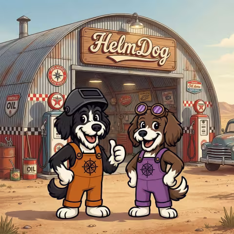 Diesel & Dusty at the Workshop